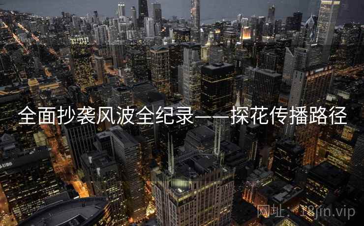 全面抄袭风波全纪录——探花传播路径 全面抄袭风波全纪录——探花传播路径